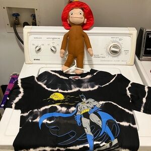 Vintage Large Primo Batman Tie Dye Shirt!! Rare!! DC Comics